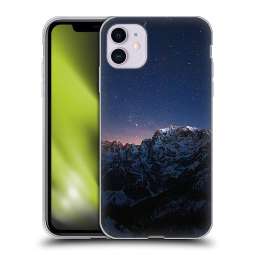 Patrik Lovrin Night Sky Stars Above Mountains Soft Gel Case for Apple iPhone 11