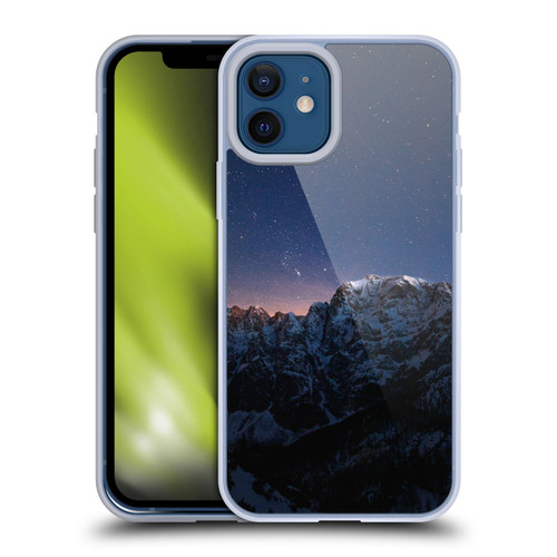Patrik Lovrin Night Sky Stars Above Mountains Soft Gel Case for Apple iPhone 12 / iPhone 12 Pro