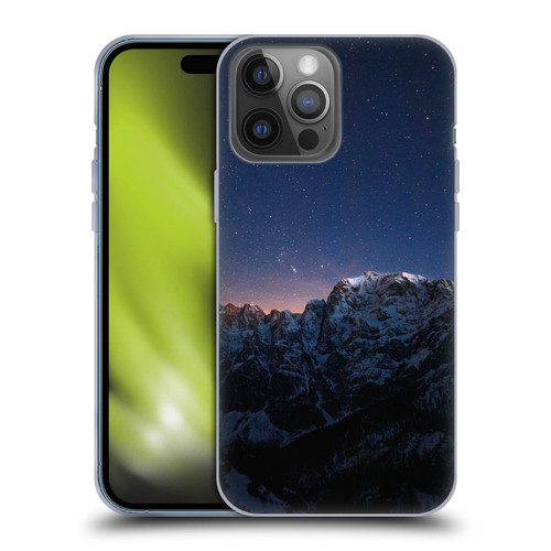 Patrik Lovrin Night Sky Stars Above Mountains Soft Gel Case for Apple iPhone 14 Pro Max