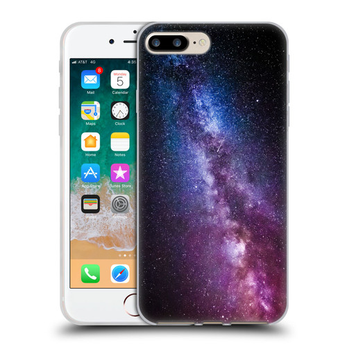 Patrik Lovrin Night Sky Milky Way Bright Colors Soft Gel Case for Apple iPhone 7 Plus / iPhone 8 Plus