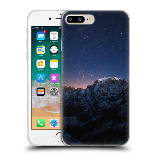Patrik Lovrin Night Sky Stars Above Mountains Soft Gel Case for Apple iPhone 7 Plus / iPhone 8 Plus