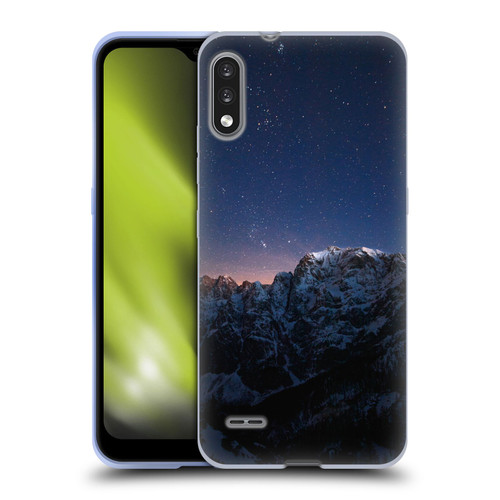 Patrik Lovrin Night Sky Stars Above Mountains Soft Gel Case for LG K22