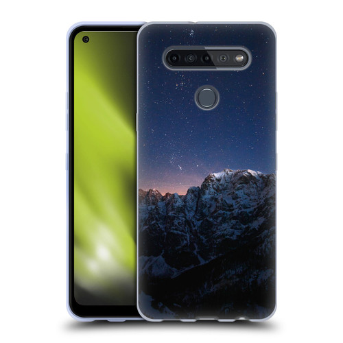 Patrik Lovrin Night Sky Stars Above Mountains Soft Gel Case for LG K51S