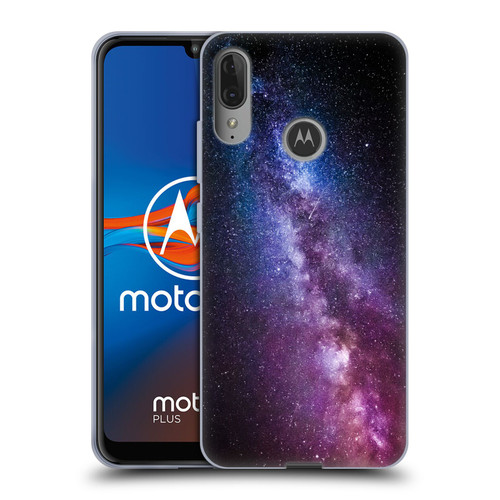 Patrik Lovrin Night Sky Milky Way Bright Colors Soft Gel Case for Motorola Moto E6 Plus
