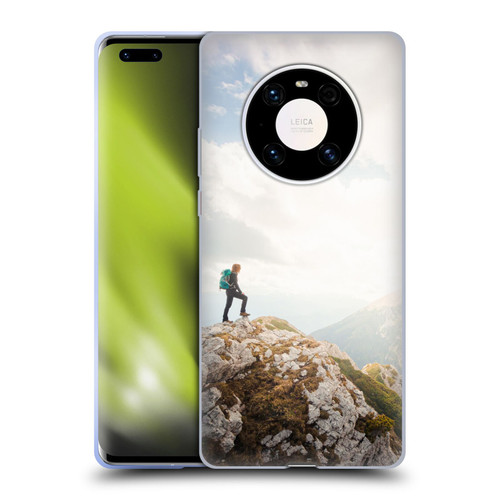 Patrik Lovrin Wanderlust Mountain Wanderer Soft Gel Case for Huawei Mate 40 Pro 5G