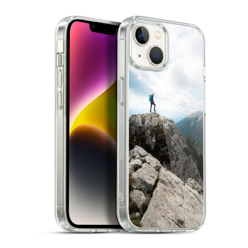 Patrik Lovrin Wanderlust Looking Over New Adventures Soft Gel Case for Apple iPhone 14 Plus & MagSafe