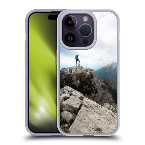 Patrik Lovrin Wanderlust Looking Over New Adventures Soft Gel Case for Apple iPhone 14 Pro