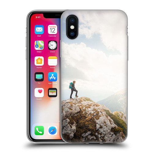 Patrik Lovrin Wanderlust Mountain Wanderer Soft Gel Case for Apple iPhone X / iPhone XS