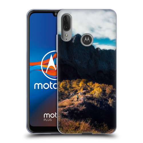 Patrik Lovrin Wanderlust In Awe Of The Mountains Soft Gel Case for Motorola Moto E6 Plus