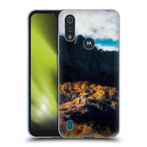 Patrik Lovrin Wanderlust In Awe Of The Mountains Soft Gel Case for Motorola Moto E6s (2020)