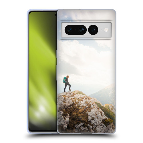Patrik Lovrin Wanderlust Mountain Wanderer Soft Gel Case for Google Pixel 7 Pro