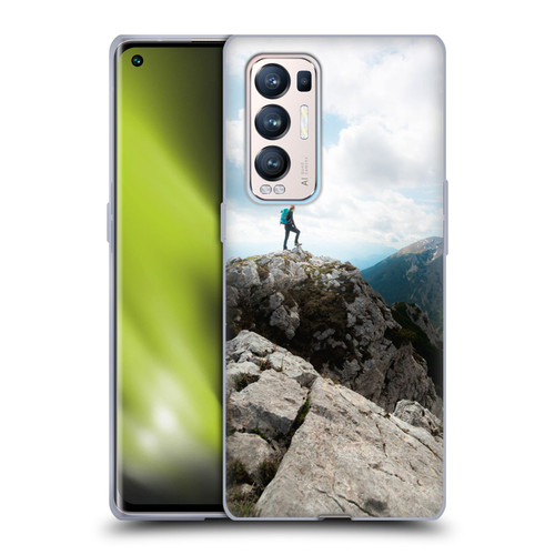 Patrik Lovrin Wanderlust Looking Over New Adventures Soft Gel Case for OPPO Find X3 Neo / Reno5 Pro+ 5G
