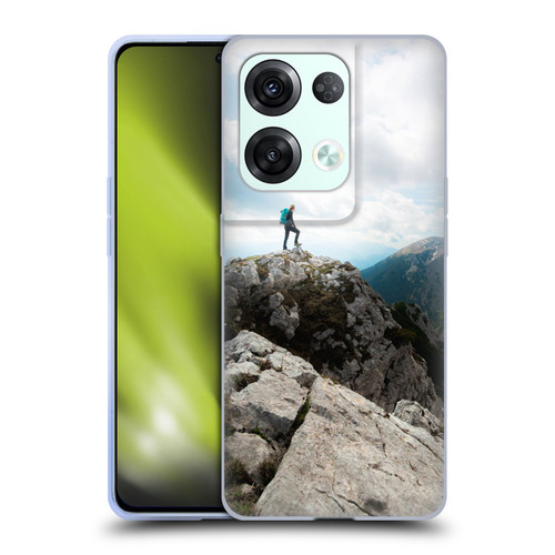 Patrik Lovrin Wanderlust Looking Over New Adventures Soft Gel Case for OPPO Reno8 Pro