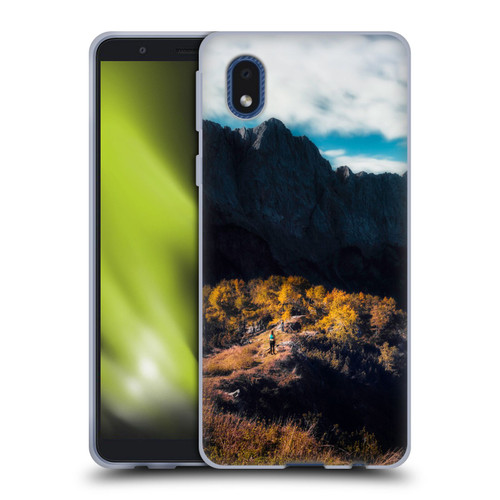 Patrik Lovrin Wanderlust In Awe Of The Mountains Soft Gel Case for Samsung Galaxy A01 Core (2020)