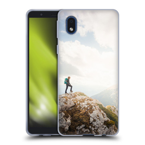 Patrik Lovrin Wanderlust Mountain Wanderer Soft Gel Case for Samsung Galaxy A01 Core (2020)