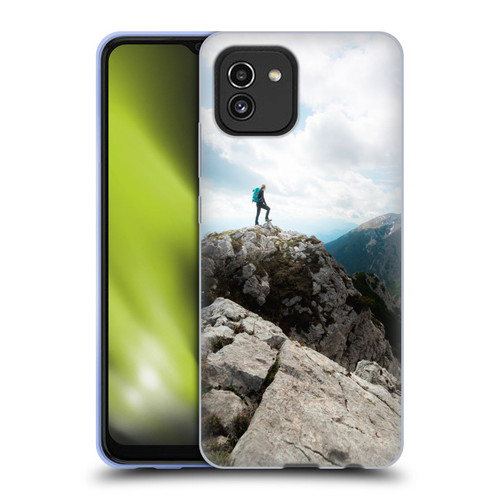 Patrik Lovrin Wanderlust Looking Over New Adventures Soft Gel Case for Samsung Galaxy A03 (2021)