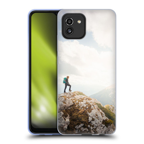 Patrik Lovrin Wanderlust Mountain Wanderer Soft Gel Case for Samsung Galaxy A03 (2021)