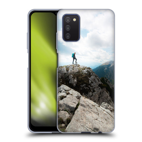 Patrik Lovrin Wanderlust Looking Over New Adventures Soft Gel Case for Samsung Galaxy A03s (2021)