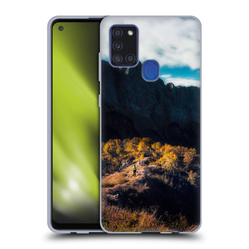Patrik Lovrin Wanderlust In Awe Of The Mountains Soft Gel Case for Samsung Galaxy A21s (2020)