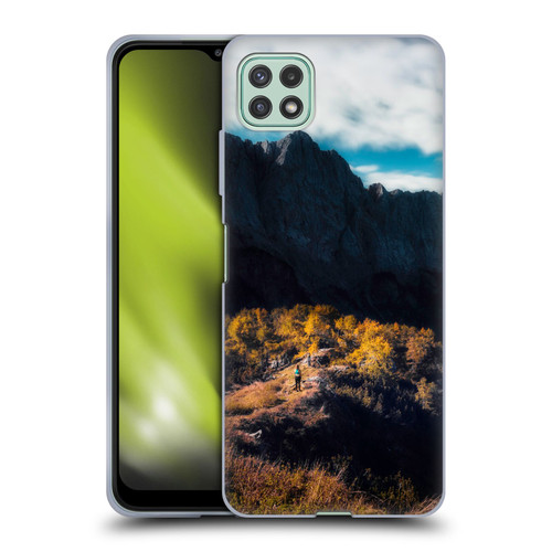 Patrik Lovrin Wanderlust In Awe Of The Mountains Soft Gel Case for Samsung Galaxy A22 5G / F42 5G (2021)