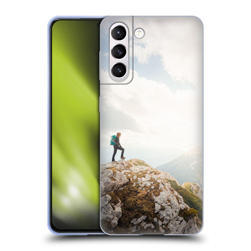Patrik Lovrin Wanderlust Mountain Wanderer Soft Gel Case for Samsung Galaxy S21 5G