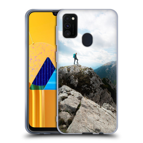 Patrik Lovrin Wanderlust Looking Over New Adventures Soft Gel Case for Samsung Galaxy M30s (2019)/M21 (2020)