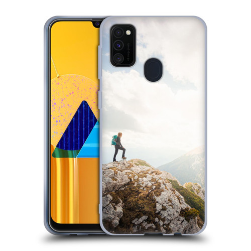 Patrik Lovrin Wanderlust Mountain Wanderer Soft Gel Case for Samsung Galaxy M30s (2019)/M21 (2020)