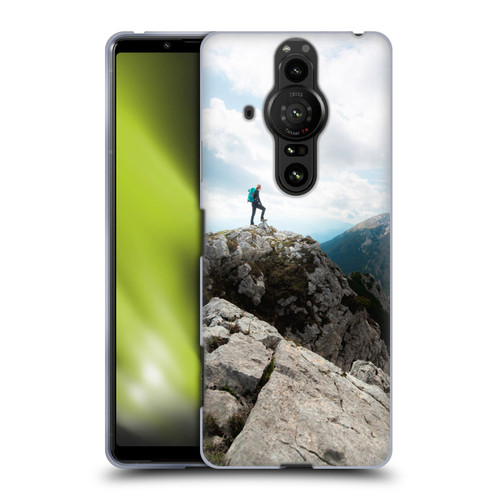 Patrik Lovrin Wanderlust Looking Over New Adventures Soft Gel Case for Sony Xperia Pro-I
