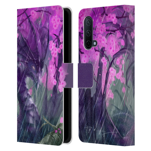 Piya Wannachaiwong Dragons Of Sea And Storms Spring Rain Dragon Leather Book Wallet Case Cover For OnePlus Nord CE 5G