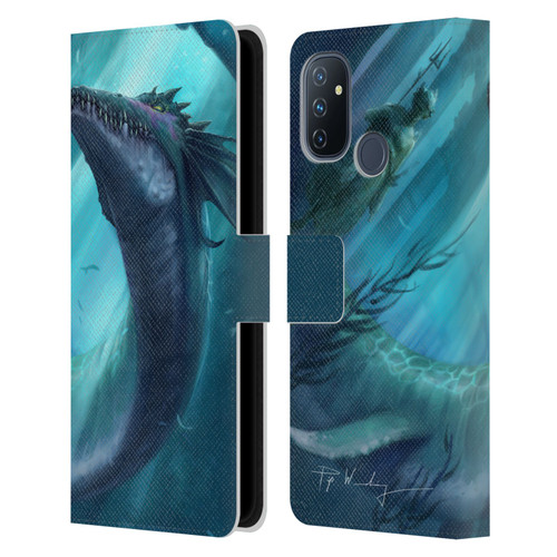 Piya Wannachaiwong Dragons Of Sea And Storms Dragon Of Atlantis Leather Book Wallet Case Cover For OnePlus Nord N100