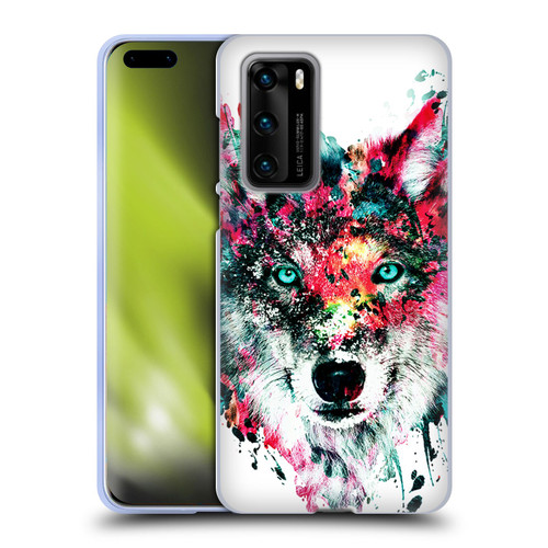 Riza Peker Animals Wolf Soft Gel Case for Huawei P40 5G