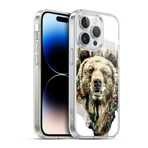 Riza Peker Animals Bear Soft Gel Case for Apple iPhone 13 Pro