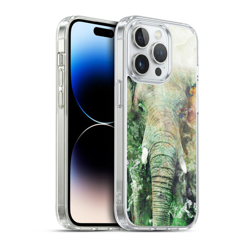 Riza Peker Animals Elephant Soft Gel Case for Apple iPhone 13 Pro
