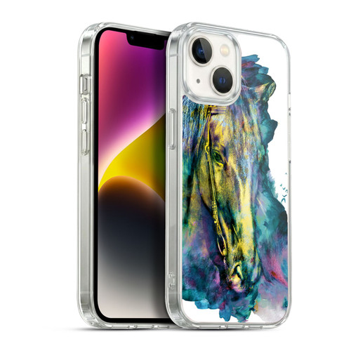Riza Peker Animals Horse Soft Gel Case for Apple iPhone 14