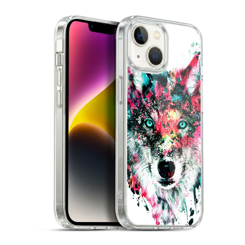 Riza Peker Animals Wolf Soft Gel Case for Apple iPhone 14