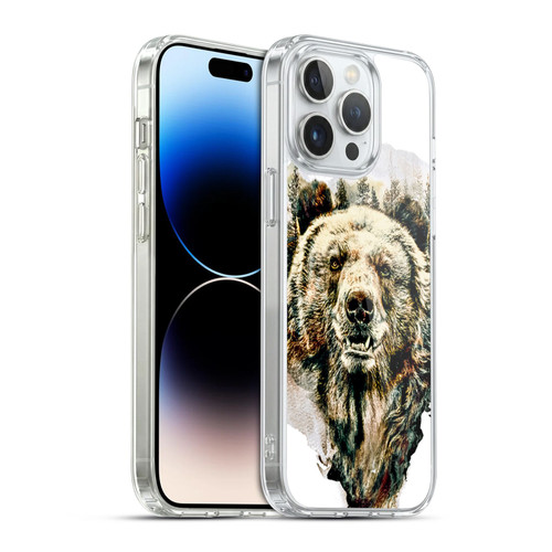Riza Peker Animals Bear Soft Gel Case for Apple iPhone 14 Pro Max