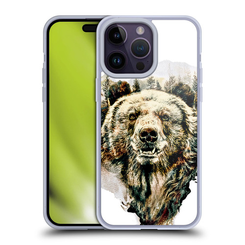 Riza Peker Animals Bear Soft Gel Case for Apple iPhone 14 Pro Max