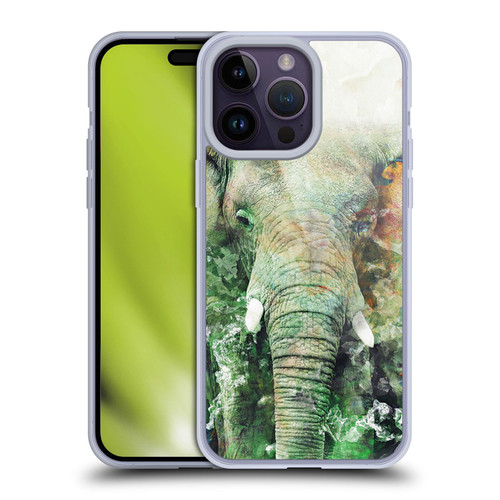 Riza Peker Animals Elephant Soft Gel Case for Apple iPhone 14 Pro Max