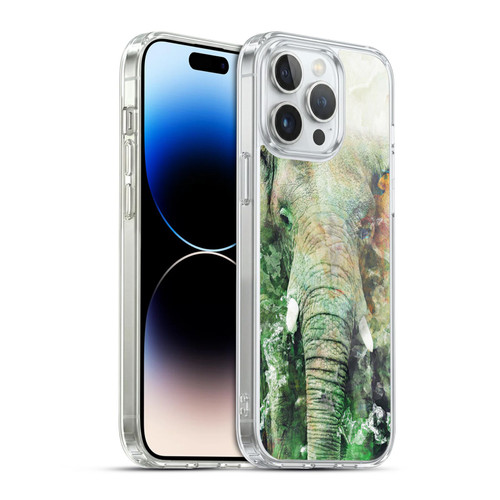 Riza Peker Animals Elephant Soft Gel Case for Apple iPhone 14 Pro Max