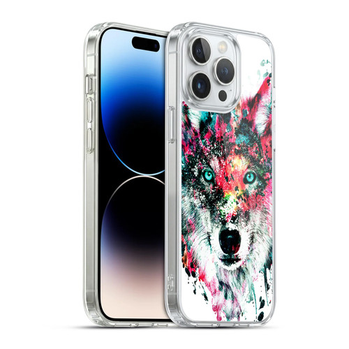 Riza Peker Animals Wolf Soft Gel Case for Apple iPhone 14 Pro Max