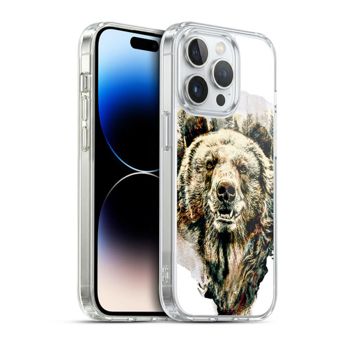 Riza Peker Animals Bear Soft Gel Case for Apple iPhone 14 Pro
