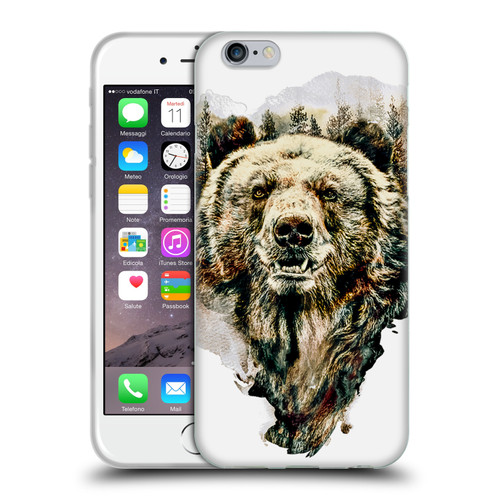 Riza Peker Animals Bear Soft Gel Case for Apple iPhone 6 / iPhone 6s