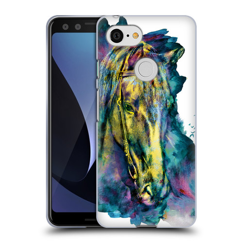 Riza Peker Animals Horse Soft Gel Case for Google Pixel 3