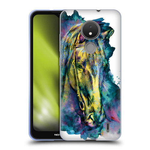 Riza Peker Animals Horse Soft Gel Case for Nokia C21