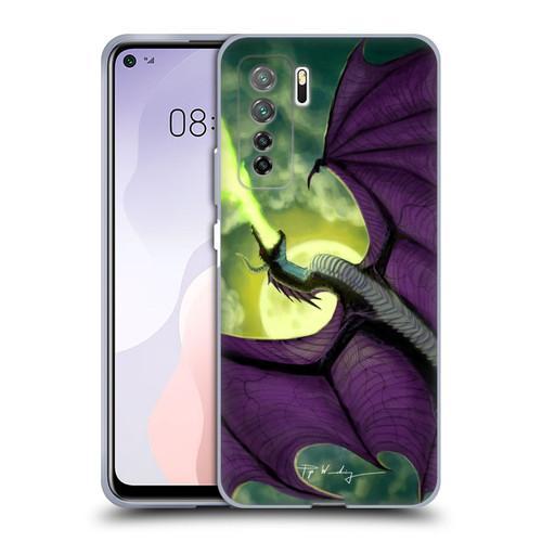 Piya Wannachaiwong Black Dragons Full Moon Soft Gel Case for Huawei Nova 7 SE/P40 Lite 5G