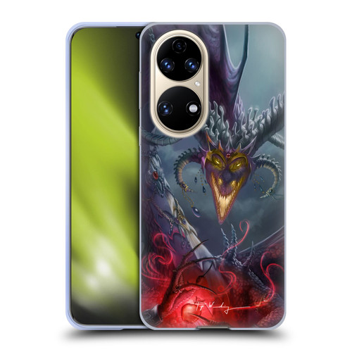 Piya Wannachaiwong Black Dragons Enchanted Soft Gel Case for Huawei P50