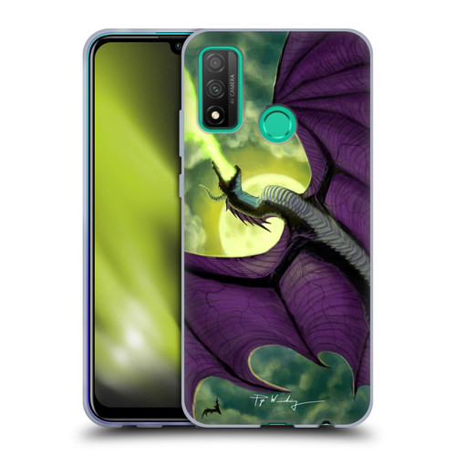 Piya Wannachaiwong Black Dragons Full Moon Soft Gel Case for Huawei P Smart (2020)