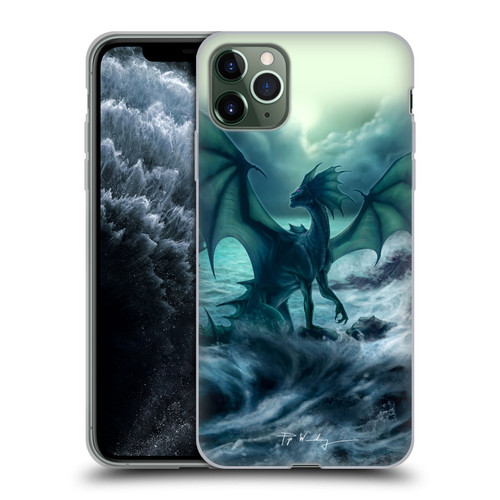Piya Wannachaiwong Black Dragons Dark Waves Soft Gel Case for Apple iPhone 11 Pro Max
