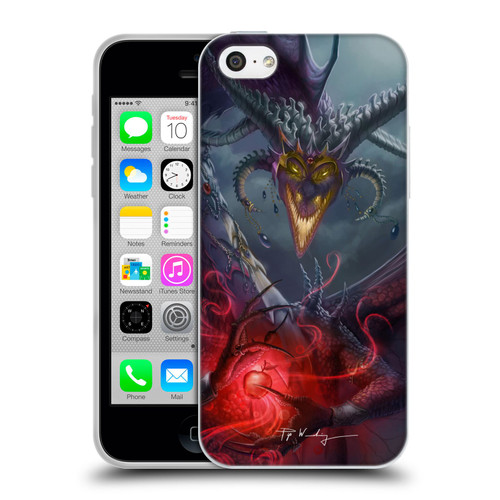 Piya Wannachaiwong Black Dragons Enchanted Soft Gel Case for Apple iPhone 5c