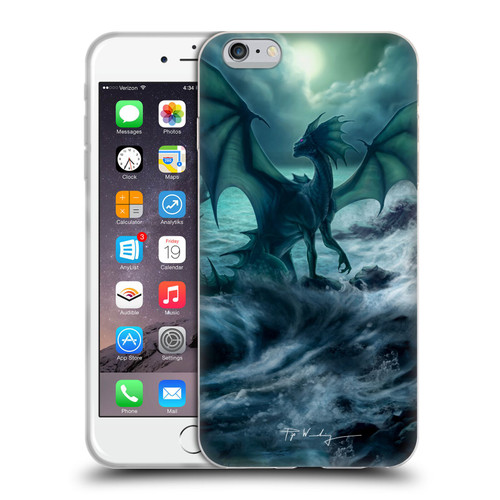 Piya Wannachaiwong Black Dragons Dark Waves Soft Gel Case for Apple iPhone 6 Plus / iPhone 6s Plus